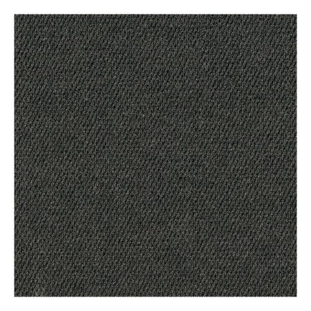 FOSS FLOORS 7ND4N0916PK Carpet Tile, 18 in L Tile, 18 in W Tile, Hobnail Pattern, Pattern, Black Ice 7ND4N0910PKR